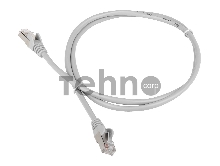 Кабель Патч-корд Lanmaster FTP TWT-45-45-1.0/S6-GY вилка RJ-45-вилка RJ-45 кат.6 1м серый ПВХ (уп.:1шт)