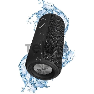 Колонка портативная SVEN PS-275 2.0 чёрные (IPx5, 2x6W, USB, Bluetooth, micro SD, FM, подсветка, 2400 мA)