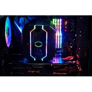 Кулер для процессора Cooler Master CPU Cooler MasterAir MA620M, 650-2000 RPM, 200W, ARGB LED fan, ARGB LED controller, Full Socket Support