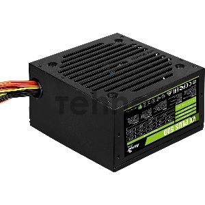 Блок питания Aerocool ATX 500W VX-500 PLUS (24+4+4pin) 120mm fan 3xSATA RTL