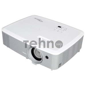 Проектор Optoma EH400 (DLP, 1080p 1920x1080, 4000Lm, 22000:1, 2xHDMI, MHL, 1x2W speaker, 3D Ready, lamp 10000hrs, WHITE)