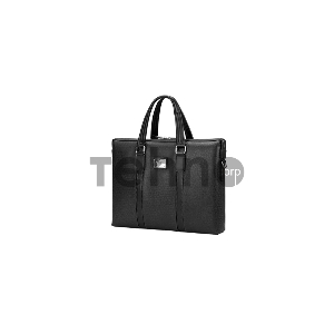 Сумка для ноутбука Сумка Continent CM-142 Black  {полиэстр/эко кожа, черная 15.6}
