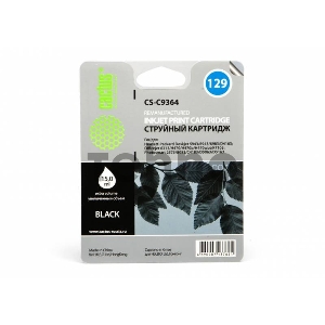 Картридж струйный Cactus CS-C9364 черный для №129 HP 8053/8753/5943/2573 DeskJet 5900 series (18ml)
