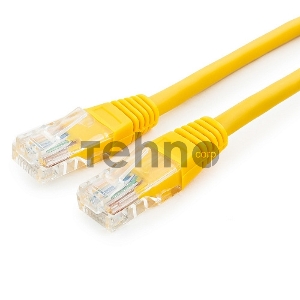 Патч-корд UTP Cablexpert кат.5e, 0.25м, литой, многожильный (жёлтый)