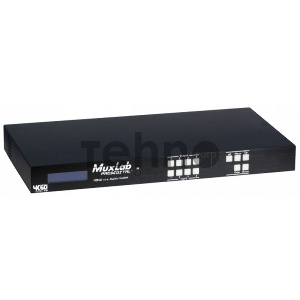 Матричный коммутатор 4x4 HDMI, разрешение 4K/60 [500444] MuxLab 500444