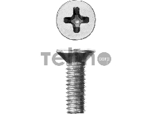 Винт DIN 965, M4 x 12 мм, 5 кг, кл. пр. 4.8, оцинкованный, ЗУБР