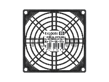 Решетка для вентилятора 90x90 ExeGate EG-090PSB (90x90 мм, пластиковая, квадратная, черная)