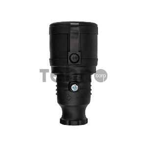 Розетка переносная влагозащищенная с крышкой, с/з, 16 А, IP44 каучук REXANT