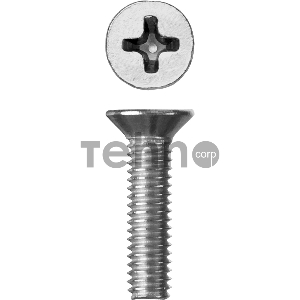 Винт DIN 965, M4 x 16 мм, 5 кг, кл. пр. 4.8, оцинкованный, ЗУБР