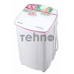 Центрифуга WILLMARK SD-68GS (загрузка белья 6.8кг, стеклян.крышка, 1300 об./мин.) (Белая кр, цветы Центрифуга WILLMARK SD-68GS (загрузка белья 6.8кг, стеклян.крышка, 1300 об./мин.) (Белая кр, цветы