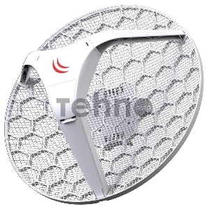 Точка доступа Mikrotik RBLHGG-5acD-XL with 27dBi 5GHz antenna, Dual Chain 802.11ac wireless, 716MHz CPU, 256MB RAM, 1x Gigabit LAN, POE, PSU, RouterOS L3, International version