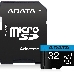 Флеш карта microSD 32GB ADATA microSDHC Class 10 UHS-I A1 100/20 MB/s (SD адаптер), фото 2