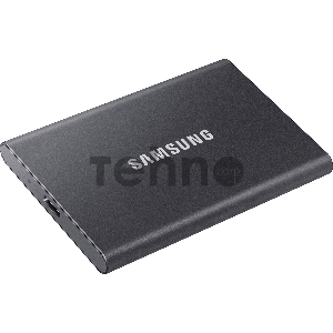 Твердотельный накопитель Samsung SSD 500GB T7 Touch, USB Type-C, R/W 1000/1050MB/s, Titanium