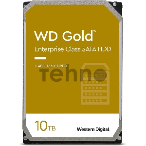 Жесткий диск Western Digital SATA 10TB 7200RPM 6GB/S 128MB GOLD WD102KRYZ