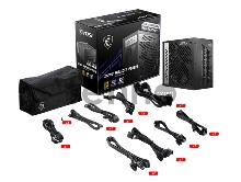 Блок питания MSI MPG A850G PCIE5, 850W, Intel ATX 12V, APFC, 13.5cm Fan, 80+ Gold, Fully-Modular, Retail