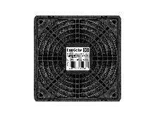 Решетка для вентилятора с фильтром 120х120 ExeGate EG-120PSFB (120x120 мм, пластиковая, квадратная, с пылевым фильтром, черная)
