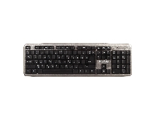Клавиатура ExeGate EX264086RUS LY-401, <USB, серебристый корпус, 104кл, Enter большой> Color box