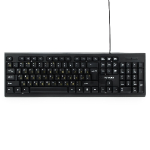 Клавиатура Гарнизон GK-120, USB, черный, поверхность- карбон