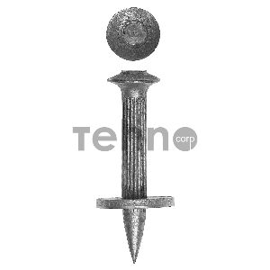 Дюбель гвоздевой оцинкованный, с насаженной шайбой, 40 х 3.7 мм, 15 шт, ЗУБР