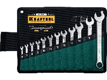 Набор комбинированных гаечных ключей 12 шт, 6 - 22 мм, KRAFTOOL