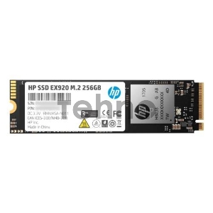 Твердотельный диск 256GB Hewlett-Packard EX920 M.2, NVMe 3D TLC [R/W - 3200/1200 MB/s]