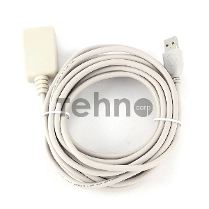 Кабель Gembird UAE016 USB 2.0 кабель удлинительный !!!Активный!!! 4.5м AM/AF