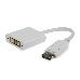 Переходник DisplayPort - DVI Cablexpert A-DPM-DVIF-002-W, 20M/19F, белый, пакет, фото 3