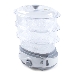 Пароварка Endever Vita-170, белый/серый, мощность 1000 Вт, объем 11 л, три уровня готовки, индикатор питания, контроль уровня воды, таймер с отключени, фото 20