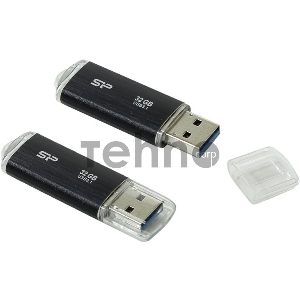 Внешний накопитель 32GB USB Drive <USB 3.0> Silicon Power Blaze B02 Black (SP032GBUF3B02V1K)
