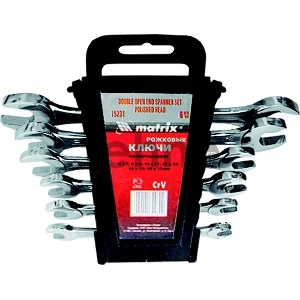 Набор рожковых ключей MATRIX 15276 (6 - 22 мм)  8 шт.