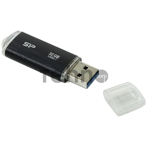 Внешний накопитель 32GB USB Drive <USB 3.0> Silicon Power Blaze B02 Black (SP032GBUF3B02V1K)