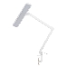 Лампа настольная бестеневая на струбцине REXANT ECO light, 324 SMD LED с диммером, теплый/холодный цвет свечения, белая, фото 4