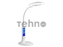 Camelion KD-823  C01  бел.LED (Свет-к наст.,8 Вт,230В, 500лм,сенс, термометр, рег.ярк и цвет.темп.)