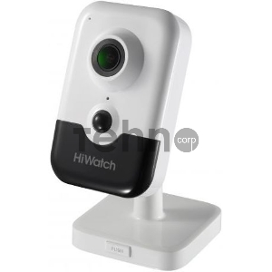 Видеокамера IP Hikvision HiWatch DS-I214(B) 4-4мм цветная корп.:белый/черный