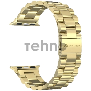 Ремешок из нержавеющей стали Lyambda Keid для Apple Watch 42/44 mm DS-APG-02-44-GL Gold