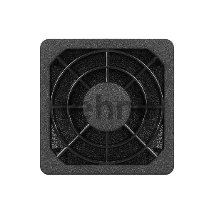 Решетка для вентилятора с фильтром 50х50 ExeGate EG-050PSFB (50х50 мм, пластиковая, квадратная, с пылевым фильтром, черная)