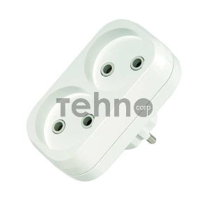 MAKEL 10030 Разветвитель 2 гнезда без заземления 10А MAKEL 10030 Разветвитель 2 гнезда без заземления 10А