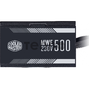 Блок питания Cooler Master MWE White, 500W, ATX, 120mm, 6xSATA, 2xPCI-E(6+2), APFC, 80+ White MPE-5001-ACABW-EU