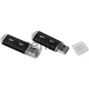 Флеш диск 64GB USB Drive <USB 3.0> Silicon Power Blaze B02 Black (SP064GBUF3B02V1K)