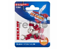 Наконечник кольцевой REXANT изолированный, ø8.4мм, 0.5-1.5мм², НКи 1.5-8 / НКи 1,25-8 / RV1.25-8, красный, в упак. 10 шт.