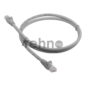 Патч-корд LANMASTER LSZH UTP кат.6, 7.0 м, серый