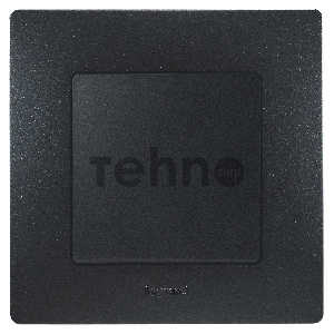 Выключатель одноклавишный, автоматические клеммы, Etika, 10AX, 250В~, антрацит Выключатель одноклавишный, автоматические клеммы, Etika, 10AX, 250В~, антрацит