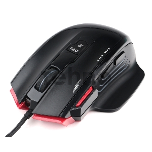 Мышь игровая Гарнизон GM-790G, 6 кнопок + колесо кнопка, грузики, 3200DPI, кабель 1.5м