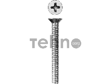 Винт DIN 965, M5 x 40 мм, 5 кг, кл. пр. 4.8, оцинкованный, ЗУБР