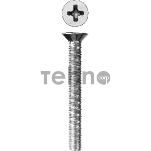 Винт DIN 965, M5 x 40 мм, 5 кг, кл. пр. 4.8, оцинкованный, ЗУБР