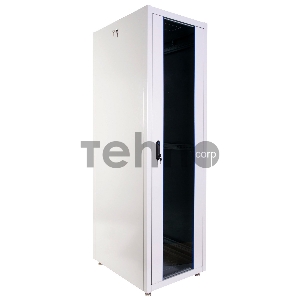 Шкаф коммутационный ЦМО (ШТК-Э-42.8.8-13АА) напольный 42U 800x800мм пер.дв.стекл металл 2 бок.пан. 710кг серый 715мм 105кг