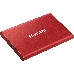 Твердотельный накопитель Samsung SSD 500GB T7 Touch, USB Type-C, R/W 1000/1050MB/s, Red, фото 18