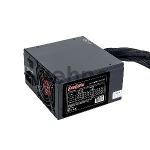 Блок питания Exegate EX235029RUS Блок питания 500W Exegate <RM-500ADS> APFC,2х8 cm fan, 20+4pin/(4+4)pin , 2xPCI-E , 9xSATA