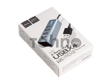 Переходник разветвитель Hoco HB1 USB - 4USB (USB 2.0 - 480 Мбит/с), 0.8 м, серый