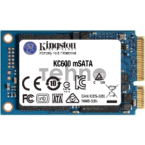 Накопитель  SSD MSATA 1TB KC600 SKC600MS/1024G KINGSTON